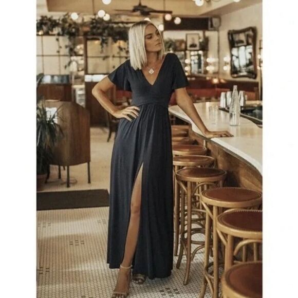 BHLDN - Mendoza Black Dress - Picture 4 of 16